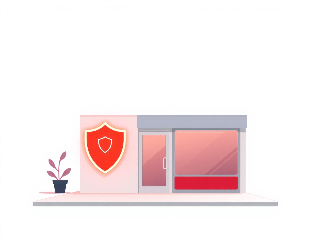 Small business storefront protected by ThreatStopper